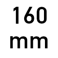 Ratukai, Ø 160 mm