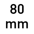 Ratukai, Ø 80 mm