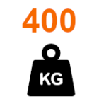Vartų svoris iki 400 kg