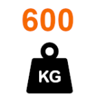 Vartų svoris iki 600 kg