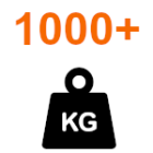 Vartų svoris viršija 1000 kg