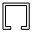 C profilis 70x70x4mm