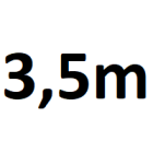 Pravažiavimo plotis iki 3,5 m