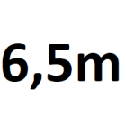 Pravažiavimo plotis iki 6,5 m