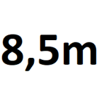 Pravažiavimo plotis iki 8,5 m