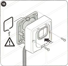 12. Uždėkite fotoelemento dangtelį ir pritvirtinkite jį varžtais. Nepamirškite izoliacinės tarpinės 12. Uždėkite fotoelemento dangtelį ir pritvirtinkite jį varžtais. Nepamirškite izoliacinės tarpinės