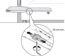NICE Wingo pavaros mechaninio eigos ribotuvo nustatymas 