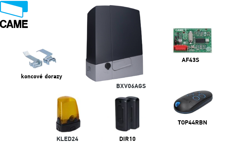 CAME BXV06AGS komplektas