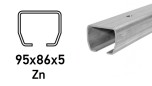 CAIS C profilis 95 × 86 × 5 mm, Zn