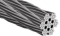 Nerūdijančiojo plieno lynas Ø4mm, 7x7 vielų, INOX AISI316