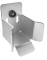 Apatinis atraminis ribotuvas C profiliui 73x61x3,5